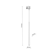 Track Pendant Lamp Tracer - Black