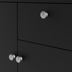 Madrid Sideboard 2 Doors and 1 Drawer Black