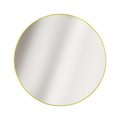 Extra Flat Round Mirror 55Cm M6 Gold M6