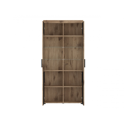 2 Doors Cabinet – Viking Oak & Grey Cosmos