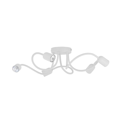 Ceiling Lamp 5 Lights White GU10