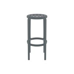 Bar Stool  Dark Grey  75Cm