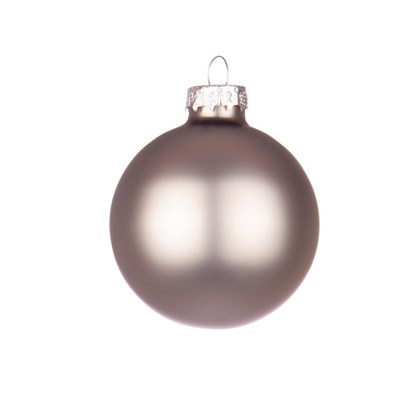 Matt Silver Ball 6cm