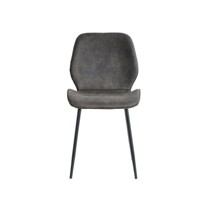 Dining Chair Microfiber Dark Grey