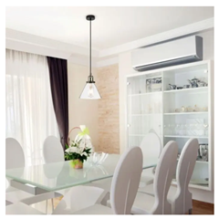 Transparent Glass Pendant Metal Series