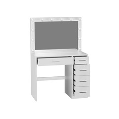 Vanity Table White 90X45X135cm