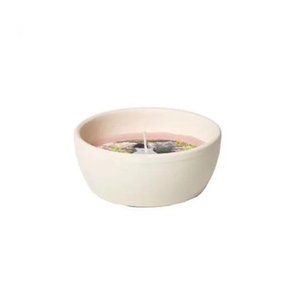 Citronella Terracota Dish Mini Summer Blossom Candle