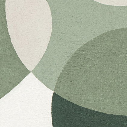 Green Dots Acrylic Painting - 80x100 cm