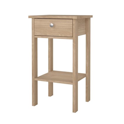 Madrid Nightstand 1 Drawer Oak