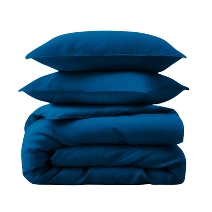 Double Blue Pontins Duvet Set