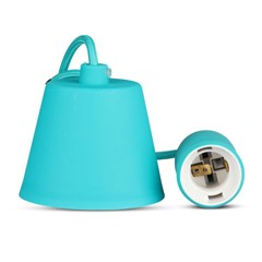 E27 Pendant Holder Light Blue