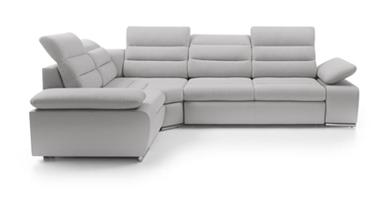 Corner Sofa Bed with Chaise Right 225cm – Light Grey