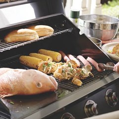 BeefEater 1600 Series Dark 4 Burner BBQ W Trolley