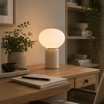 Table Lamp H28 - Ivory