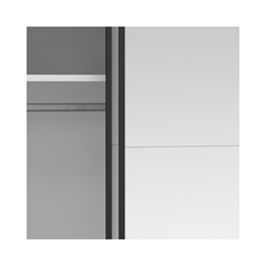 Bergamo Wardrobe – Jackson Hickory & Mirror