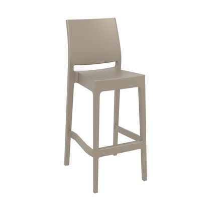 Bar Stool  75 cm Taupe