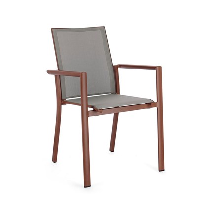 Chair With Armrests Terracotta
