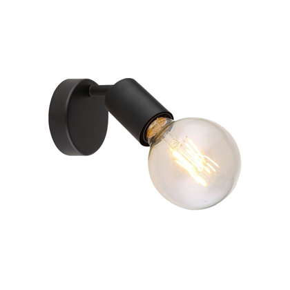 Spotlight E27 Black - Round Shape