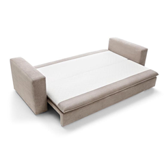 3-Seater Sofa Bed Slim – Beige