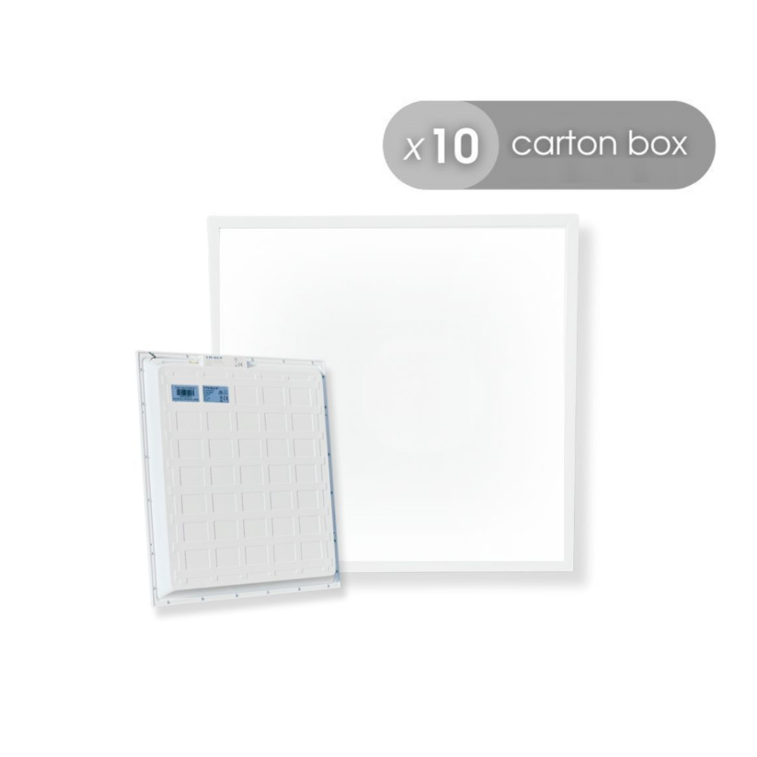 Square LED Panel Light White 40W - 4000K  Pack x10