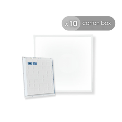 Square LED Panel Light White 40W - 4000K  Pack x10