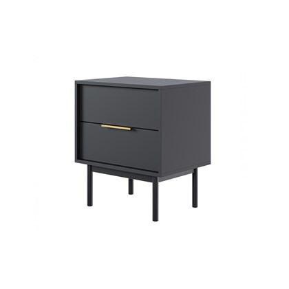 Viva Bedside Table Black