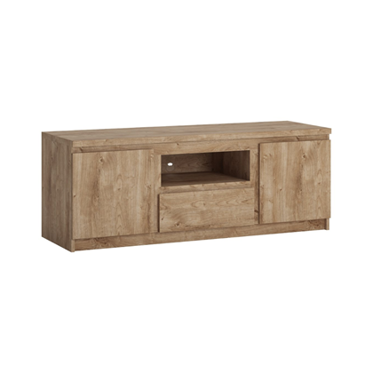TV Sideboard 2 Doors 1 Shelf  – Golden Ribbeck Oak