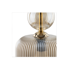 Sophia Cognac & White Hanging Lamp – 1xE14