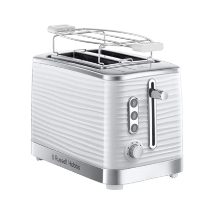 Inspire White Toaster with High-Gloss Structure