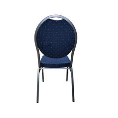 Banquet Chair - Blue & Silver