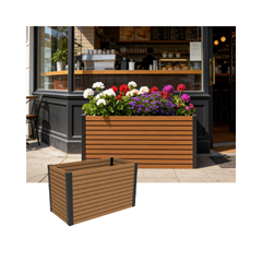 Outdoor Flower Bed – Teak