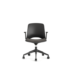 Black PP Seat and Back Chair