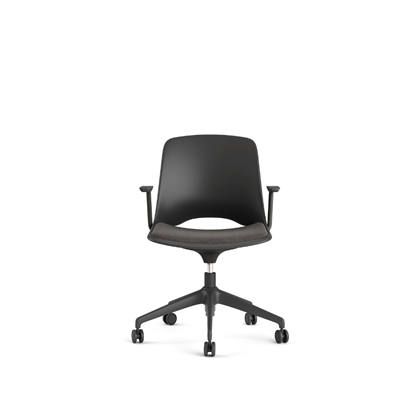 Black PP Seat and Back Chair