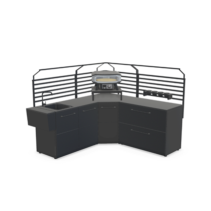 Modular Set Outdoor Kitchen – Black