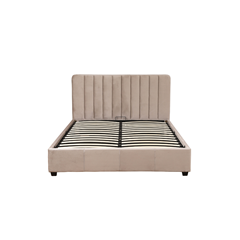 Upholstery Bed Frame – Light Brown