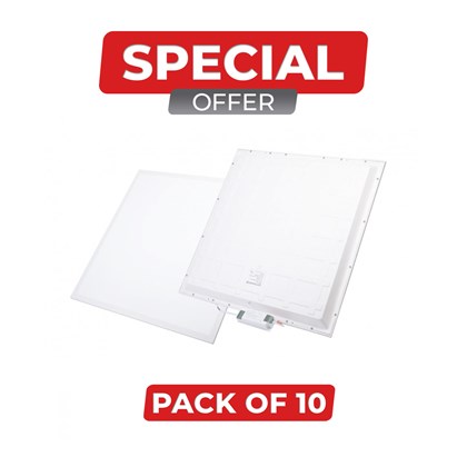 Pack of 10 LED Backlit Panels 60x60 with Driver