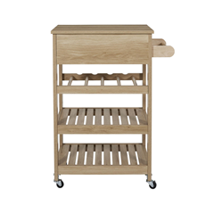 Trolly Table Wood – Natural Brown
