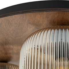 Ceiling Lamp 3xE14 - Brown