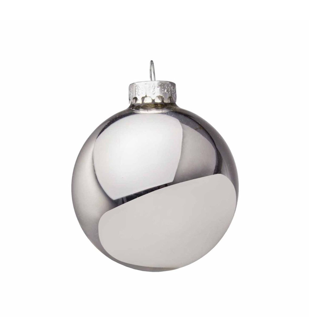 Silver Glossy Ball 6cm