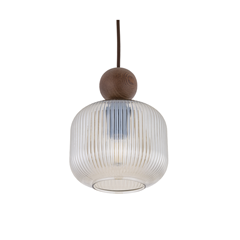 Ballo Orzech Hanging Lamp – Cognac & Brown