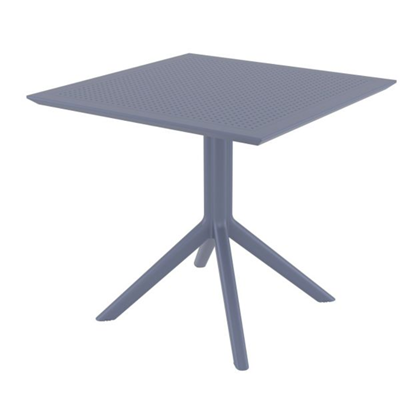 Table Square  Dark Grey 80x80cm