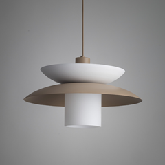 Verado Knowing Hanging Lamp – White & Beige