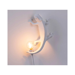 Chameleon Lamp Going Up USB – White
