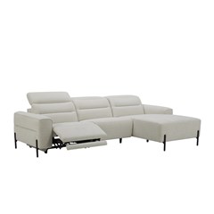 Sofa 2-Seater with CHL Right 1.5 - Light Grey