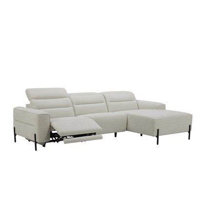 Sofa 2-Seater with CHL Right 1.5 - Light Grey
