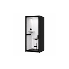 Single-Person Acoustic Booth - Black