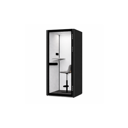 Single-Person Acoustic Booth - Black
