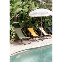 Noemi Relax Deck Chair – Moss Green