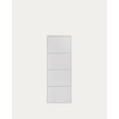 Shoe Rack 4 Doors – White