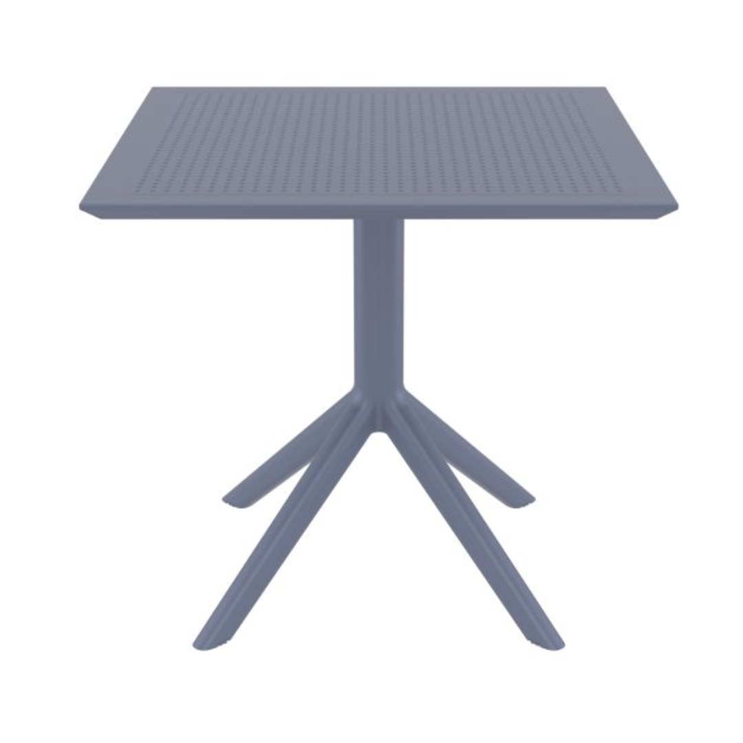 Table Dark Grey  70x70cm Square